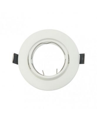 Empotrable  Orient. Magura 1xgu10  Red. Blanco Mate 2,5x9x9 Cm Corte 6 Portalamparas Incluido