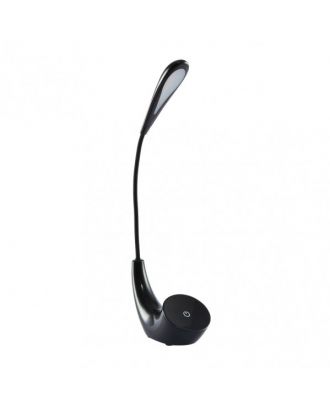 Flexo Ancla 5w 6000k Negro 375lm 43x7,5x15,5 Cm Regulable 3 Intensidades, Flexible, Orientable Y Tactil