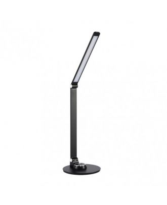 Flexo Baritono 8w 3000k-4000-6500k Negro 54x16,5x29cm 600lm Intensidad Regulable, Tactil Y Plegable