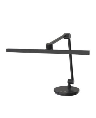 Flexo Borges Negro 10w 900lm 3000-4000-6500k 3 Intens. De Luz Articulable Orientable Tactil Regx48x18,4 Cm