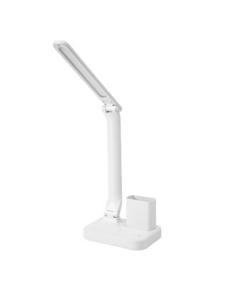 Flexo Bosco 6w 3000-4500-6000k Blanco 450lm Int.regulable 32x16,8x28,3cm Portalapiz Plegable