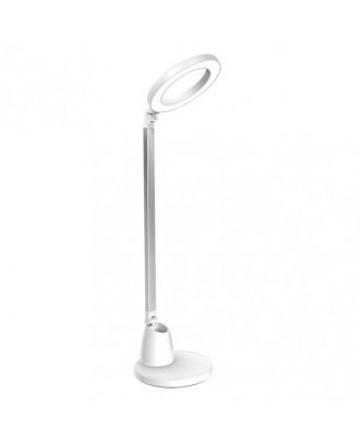 Flexo Calcita 8w 640lm 4000k Blanco/plata 55x16x16  Cm Tactil Y Regulable Intensidad