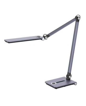 Flexo Dardo Gris 10w 800lm 3000-4500-6000k Articulable Reg.inten. Memoria Orientable Regx15,1x59,6cm