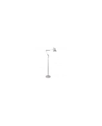 Flexo De Pie Articulable Rutilo 1xe27 Plata 180x28x28 Cm