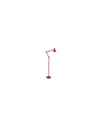 Flexo De Pie Articulable Rutilo 1xe27 Rojo 180x28x28 Cm