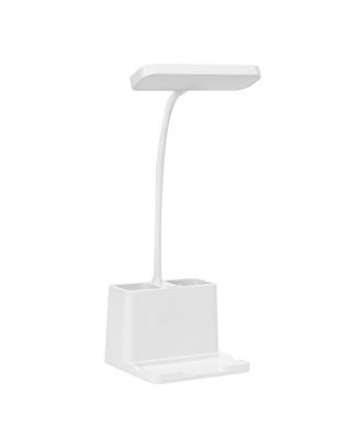 Flexo Genio 6w 3000-4500-6000k Blanco 450lm Int.regulab.35,5x12x11,5cm Portalapiz Flexible