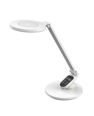 Flexo Hamlet Blanco 10w 800lm 3000-4500-6000k Hora Reg.intensidad Aviso Descanso 44,3x19,1x28,3cm