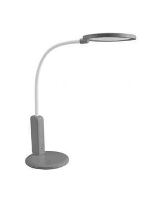 Flexo Verne 7w 5000k Gris/blanco 590lm Inalambrico Tactil Reg.intensidad Orient 33x14x14 Cm