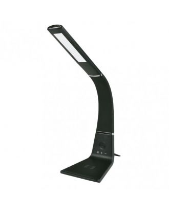 Flexo Flexible Kodonita 5w 400lm 3500-6000k Negro/ Cromo Carg.mov.inalamb.qi.c/reg.intens