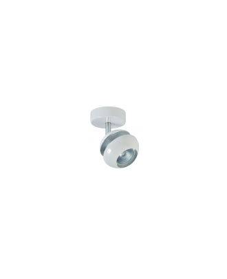 Foco Beethoven 1xgu10 Blanco/plata 14x13x8,5 Cm