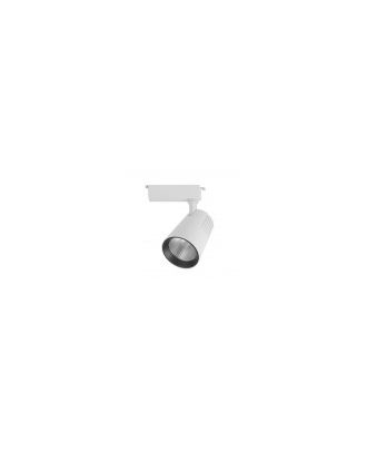 Foco Carril 30w 2700k Telma Blanco 2700lm 36º Orientable 330º Regx19x9 Cm