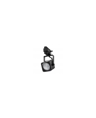 Foco Carril Ayrton 1xgu10 Negro Cubo 14x6x6