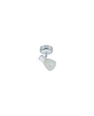 Foco Cholo 1xe14 Blanco/cromo 14x8,5x11,5 Cm