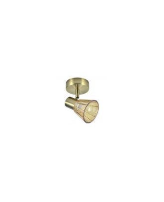 Foco Cooper 1xe14 Cuero 16x13x8,5 Cm