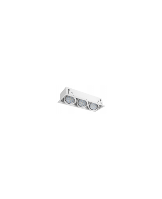 Foco Kardan Cesar Empotrar 3xr111 Blanco 17,2x48 Bombillas No Incluidas
