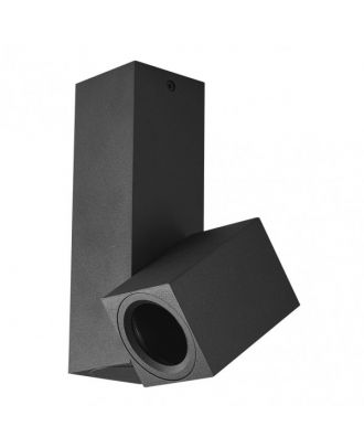 Foco Nerja 1xgu10 Negro 20x12,4x6 Cm Orientable 360º