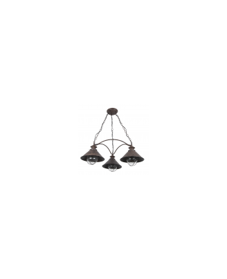 Lampara 3l Nautic.marron 3xe27 Regx70