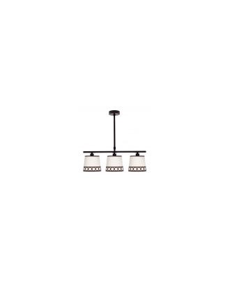 Lampara Dalia 3xe14 Beis/marrón Regx56x16 Cm