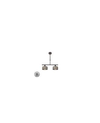 Lampara Gilda 2xe14 Marron Regx43x14 Cm