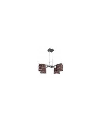 Lampara Ipanema 4xe14 Marron Regx60
