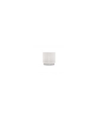 Pantalla Lampara Kenya E14 Blanca/gris 14Dx12dx14h