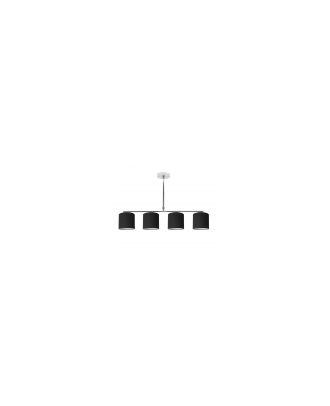 Lampara Planetario Cromo/negro 4xe14 (54x61)
