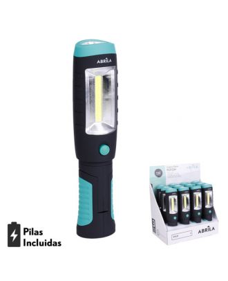 Linterna De Trabajo Foton Led+cob Iman Y Gancho 320lm 21,5x5x4,5cm 3xaaa Incluidas