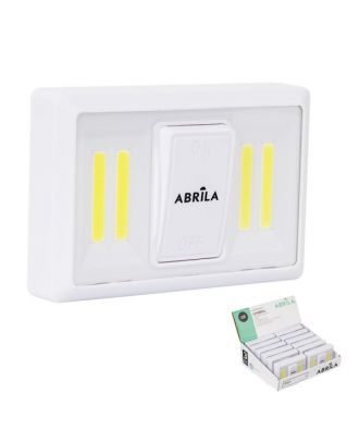 Luz De Armario Led Cob Umbral 200lm C/interruptor 3x11,5x7,5cm Iman, Adhesivo Y Colgar
