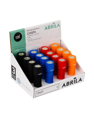 Mini linterna De Mano Chispa Led Cob 100lm Multicolores 9,5x3x3cm 3xaaa Incluidas Ligera Y C/asa