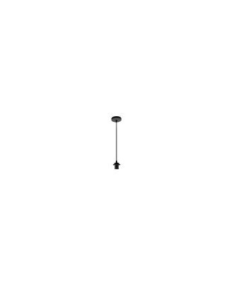 Armazon Colgante Disco P/pantalla Negro 1xe27 REgx10x10 Cm