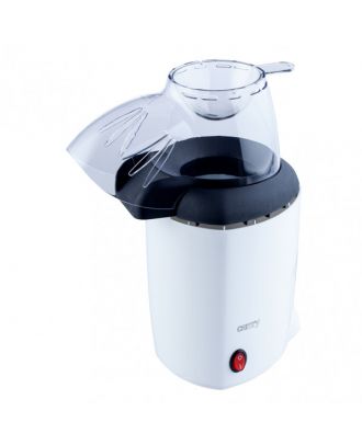 Palomitero 1200w Blanco C/luz Indicadora Preparac. Sin Aceite O Grasa C/medidor Porciones