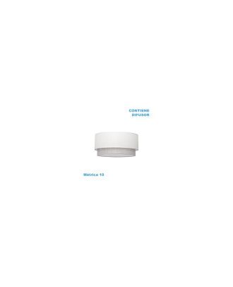 Pantalla Colgante Kenya M10 Blanco/gris 50Dx48dx23h Difudor Incluido