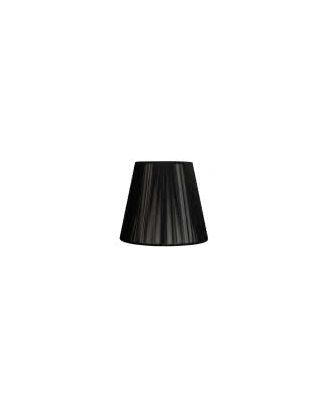 Pantalla Conica Hilo Indira E27 Negra (40x20x26)