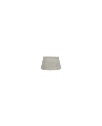 Pantalla Salma E27 Cemento Gris 35dx25dx20h Conica  Abierta