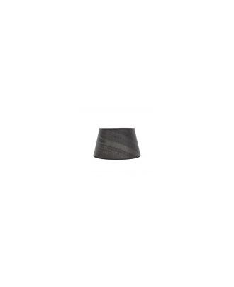 Pantalla Salma E27 Madera Negra 35dx25dx20h Conica  Abierta