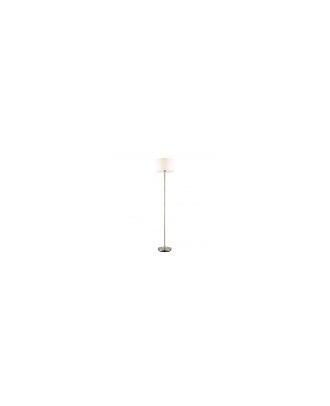 Pie De Salon Aldebaran 1xe27 Cuero C/pant Beig  170x35x35 Cm