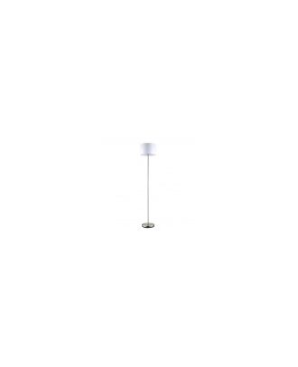 Pie De Salon Aldebaran 1xe27 Niquel C/pant Blanca 170x35x35 Cm