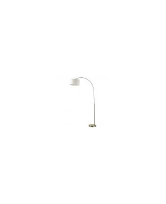 Pie De Salon Polux 1xe27 Cuero C/pant Beis 165x90x34 Cm