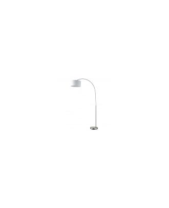 Pie De Salon Polux 1xe27 Niquel C/pant Blanca (165x90x34)(18x34x34) Cm