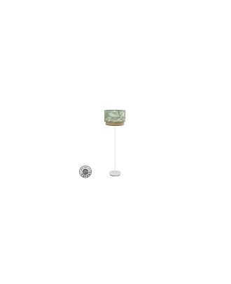 Pie Salon Congo 1xe27 Blanco/verde-natural 170x40x40 cm