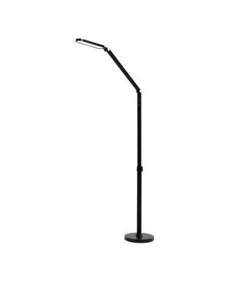 Pie Salon Draga 13w 3000-4500-6000k Negro 1100lm Articulable Int.regulable Tactil 152x23x43cm