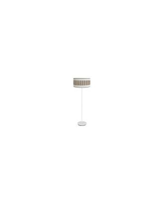 Pie Salon Ivanna 1xe27 Blanco/blanco-madera Clara 163x40x40 Cm