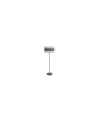 Pie Salon Ivanna 1xe27 Marron/blanco-oxido 163x40x40 Cm