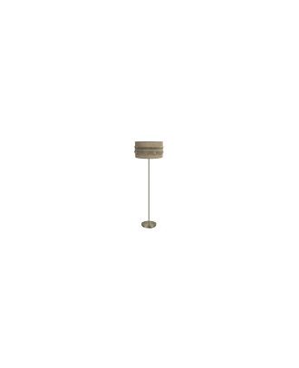 Pie Salon Kala 1xe27 Cuero/saco 164x40x40 Cm Con Flecos