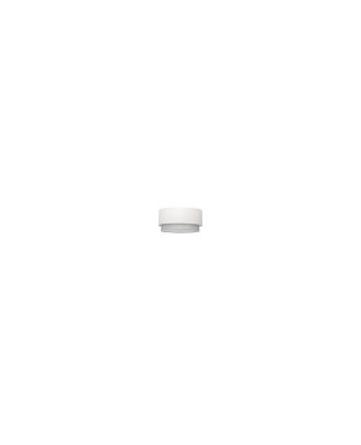 Pantalla Pie Salon Kenya E27 Blanco/gris 40Dx38dx22h