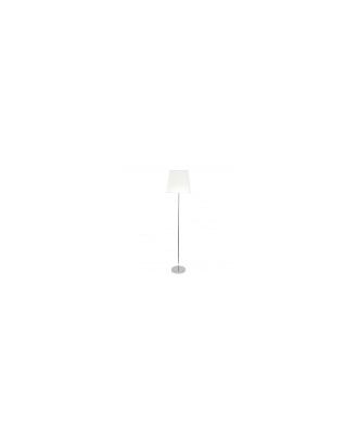 Pie Salon Maldivas 1xe27 Cromo/blanco Regx40x40 Cm