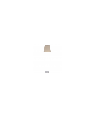 Pie Salon Maldivas 1xe27 Cromo/piedra Regx40x40 Cm