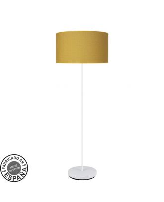 Pie Salon Moda 1xe27 Blanco/amarillo 163x40x40cm