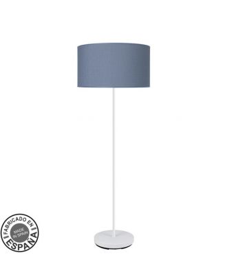 Pie Salon Moda 1xe27 Blanco/azul 163x40x40cm