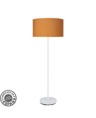 Pie Salon Moda 1xe27 Blanco/naranja 163x40x40cm